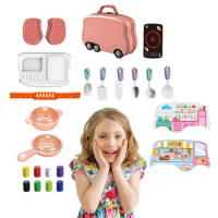 Kids Clay Kit Air Dry Clay Kit DIY Modeling Clay For Kids With Accessories Tools And Suitcase Arts And Crafts Gift