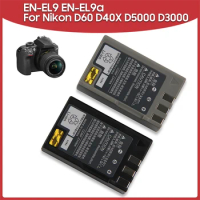Original Camera Battery EN-EL9A 7.8Wh For Nikon D3000 D60 D40X D5000 EN-EL9 Rechargeable Battery