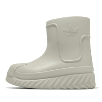adidas 厚底雨鞋 Adifom Superstar Boot W 女鞋 綠 膠鞋 增高 貝殼頭 休閒鞋 IE0387