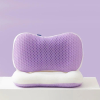 TPE Pectin Cooling Feel Summer Pillow Use Honeycomb Sleeping Pillow Soft Breathable protecting Cervical vertebra High-end Pillow