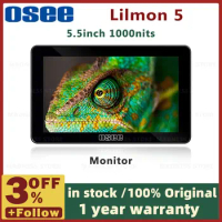 Osee Lilmon 5 5.5 inch Touch Screen 1000 Nits High-Bright DSLR Camera Field Monitor with 3D LUT HDR 4K HDMI-compatibl in and Out