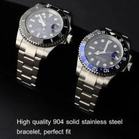20mm 21mm 904L Stainless Steel Watch strap for Rolex Daytona GMT Datejust,Oyster Perpetual,Submarine