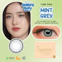 I See You Mint Grey Monthly Softlens Warna Bulanan -2.50