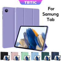 TBTIC Case for Samsung Galaxy S6 Lite P610 P615 A9 A7 Lite 8.7IN Tab A8 10.5IN A9 Plus S7 S8 S9 11IN PU Tablet Cover Smart Case