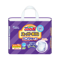 【GOO.N】日本大王境內版 褲型Super Big 14片x6包