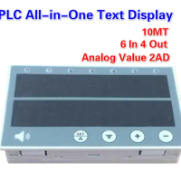 PLC All-in-One Text Display Compatible OP320 Industrial Control Board 10MT 6 In 4 Out Programmable Logic Controller