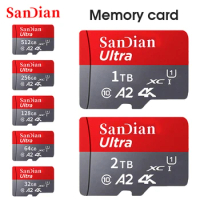 100% Original 1TB Memory Cards 100MB/s A2 camera SD card 128GB 256GB Micro TF/SD card Class 10 512GB flashcard for phone/tablet