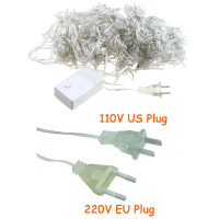 [LOD TGHN 555 ] 220v 110v Connectable icicle string lights waterproof christmas icicle lights outdoo