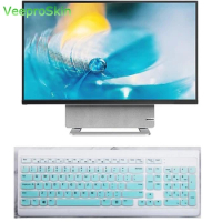 Silicone desktop keyboard cover Skin computer All in one PC For Lenovo YOGA AIO 7 27 inch PC for Lenovo YOGA 27