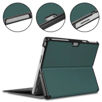 New For Microsoft Surface Pro 9 Pro9 Case PU Leather Flip Stand Hard PC Back Cover for Funda Microsoft Surface Pro 9 Tablet Case