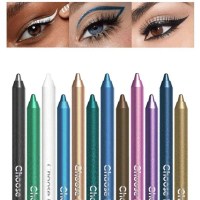 Pensil Gel Eyeliner Berwarna 12 Warna dengan Kesan Mutiara, Aegyo Sal Pembayang Mata dan Eyeliner Fo