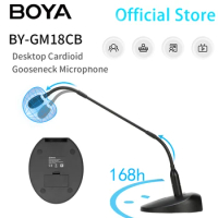 BOYA BY-GM18CB Desktop Meeting Conference Gooseneck Condenser Microphone with XLR Connector for Video Conferences Streaming