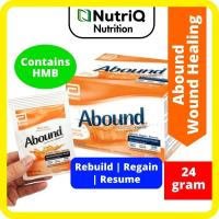 Abbott Abound Wound Healing HMB Glutamine Arginine Rebuild Regain Resume Orange Flavor