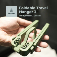 Foldable Travel Hanger 3 Gantungan Lipat Portable untuk Hydropack Trail Run Baju Kemeja