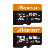 【Moment】MicroSD SDXC UHS-I A1V30 MM13 512GB 記憶卡(512GB 2入組)