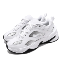 【NIKE 耐吉】休閒鞋 W M2K Tekno ESS 女鞋 復古 老爹鞋 小白鞋 白 銀(CJ9583-100)