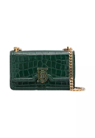 Burberry Mini TB Crossbody Bag in Dark Viridian Green
