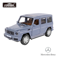 KIDMATE 1:32聲光合金車 Mercedes-Benz G350d灰(正版授權 迴力車模型玩具車 賓士G-Class G-Car)