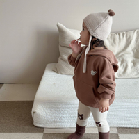 男女童寶寶連帽衛衣春秋款嬰童春季衣服韓版童裝嬰兒春裝小熊帽衫