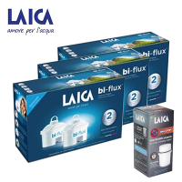 LAICA萊卡 義大利進口 一年份濾心 bi-flux雙流濾芯 除菌濾心組 F2M (瞬熱飲水機、除菌濾水壺適用)