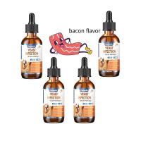 Carmelie Dog Ear & Skin Relief Drops - Bacon Flavor 60ml - Soothes Itching Supports Healthy Ears All