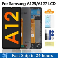 6.5" A12 Display For Samsung Galaxy A12 A125F A127F LCD Display Touch Screen Digitizer For Samsung A12 Screen Replacement