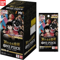 Original Bandai OP-09 One Piece The New Emperor Card Game Box Packaging 6 Cards Per Pack X 24 Packs 