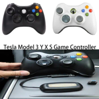 Tesla Model 3 Model Y X S Car 2.4G Game Controller xbox360 Appearance Vibration Car Navigator Game Console Accessories 2023