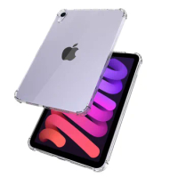 Transparent Case for iPad Mini 6 Case Silicone Soft Tpu Airbag Cover for iPad Mini 5/4 Shockproof Funda for 8.3/7.9 2021 2019