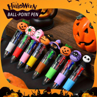 20 Halloween Retractable Pens - 4-in-1 Pumpkin/Ghost/Bat Pens |   Cute Kawaii Gift Bag Fillers and T