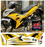 tem exciter 150 MXKING xám vàng bơ _ decal rời cao cấp