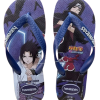havaianas 哈瓦士 巴西人字拖 男款 Top naruto 佐助&鼬 火影忍者 涼鞋 拖鞋 夾腳拖 海灘鞋【南風百貨】
