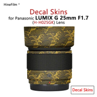 Lumix 25 F1.7 Lens Stickers Protective Cover Skin For Panasonic Lumix G 25mm f/1.7 ASPH Lens Skin Decal Anti-scratch Coat Wrap