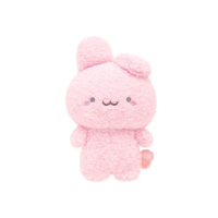 【San-X】Kumausa 兔子熊 迷你絨毛娃娃 粉紅熊 紅蘿蔔