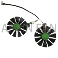 2Pcs/Set FDC10U12S9-C T129215SH 4Pin GPU Card Cooler Fan For RTX 2080ti Dual OC As Replacement
