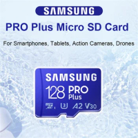 SAMSUNG Micro SD Card PRO Plus 512GB 256GB 128GB 160MB/s Read Memory Card for Nintendo Switch Steam Deck ROG Ally Tablet Camera