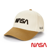 【NASA SPACE】正版授權太空系列 美式復古潮流撞色棒球帽/NA30005-16(焦糖棕)