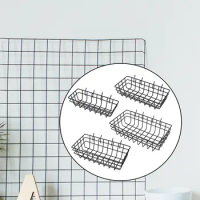 4Pcs Pegboard Baskets Bins Set for Wall Organizer Attachments Shop Workbench