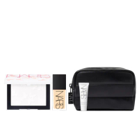 【NARS】裸光底妝獨家組(小白餅+小光瓶粉底/幻彩蜜粉餅/裸光蜜粉餅)