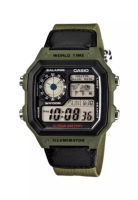 CASIO Men's Digital AE-1200WHB-3BV Black Resin Band Sport Watch