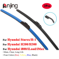 LNJING Colorful Car Wiper Blades For Hyundai Starex H-1 H200 H300 i800 iLoad iMax A1 TQ 1997 2000 2007 2016 2017 2018 2019 2020