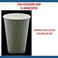 PAPER CUP 16 OZ POLOS ISI 50