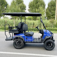 New Arrival Style Sightseeing Bus Luxury Seat Club Cart 4 6 People Electric Golf Buggy Hunting Car with CE DOT