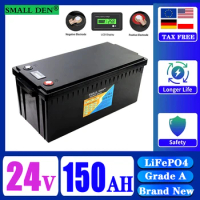 Brand New 24V 100Ah 150Ah LiFePO4 battery 12V lithium iron phosphate 100Ah 120Ah 200Ah 280Ah 300Ah 320Ah battery pack tax-free