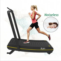New Fitness Curved Treadmill Home Use Running Machine Walking Machine Self Power Manual Foldable Treadmill
