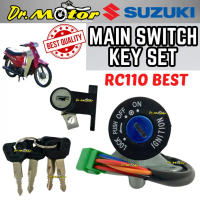 SUZUKI BEST RC110 RC 110 BEST110 Key Set Main Switch Kunci Suis LOCK Complete Set 100% Quality Terja