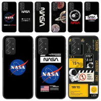 NASA Phone Case For Samsung Galaxy A13 A52 A53 A73 A32 A51 A22 A12 A20e A50 A21 A72 A70 S 4G 5G Fashion Cover
