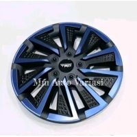 Cover velg mobil dop roda ring 13/14 whelldop TRD universal CAR- Biru