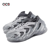 adidas 休閒鞋 adiFom Q 男鞋 灰 可拆式內靴 洞洞鞋 鏤空 大理石紋 三葉草 愛迪達 GW2216