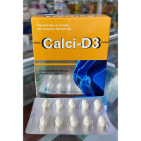Calci-d3 viên uống bổ sung canxi và vitamin d3 ( hộp 100 viên )